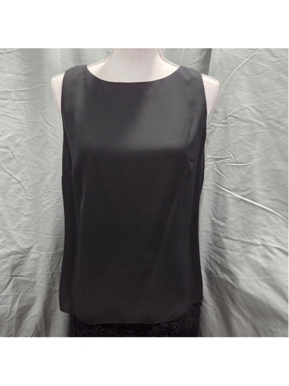 Alex Evenings Black Maxi Formal Evening Dress Alternative Goth Size 10 - Picture 2 of 4